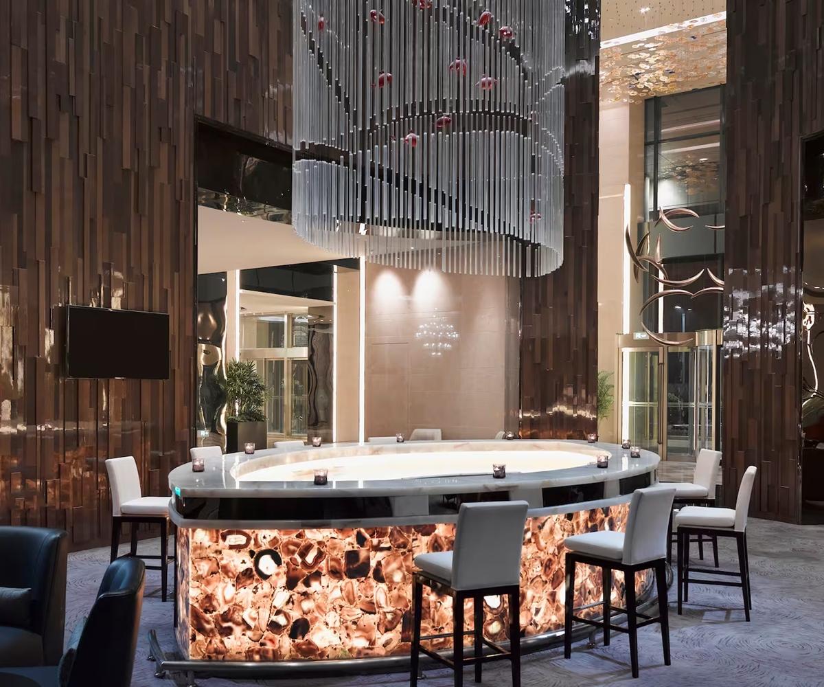 Melia Jinan Hotel Exterior foto