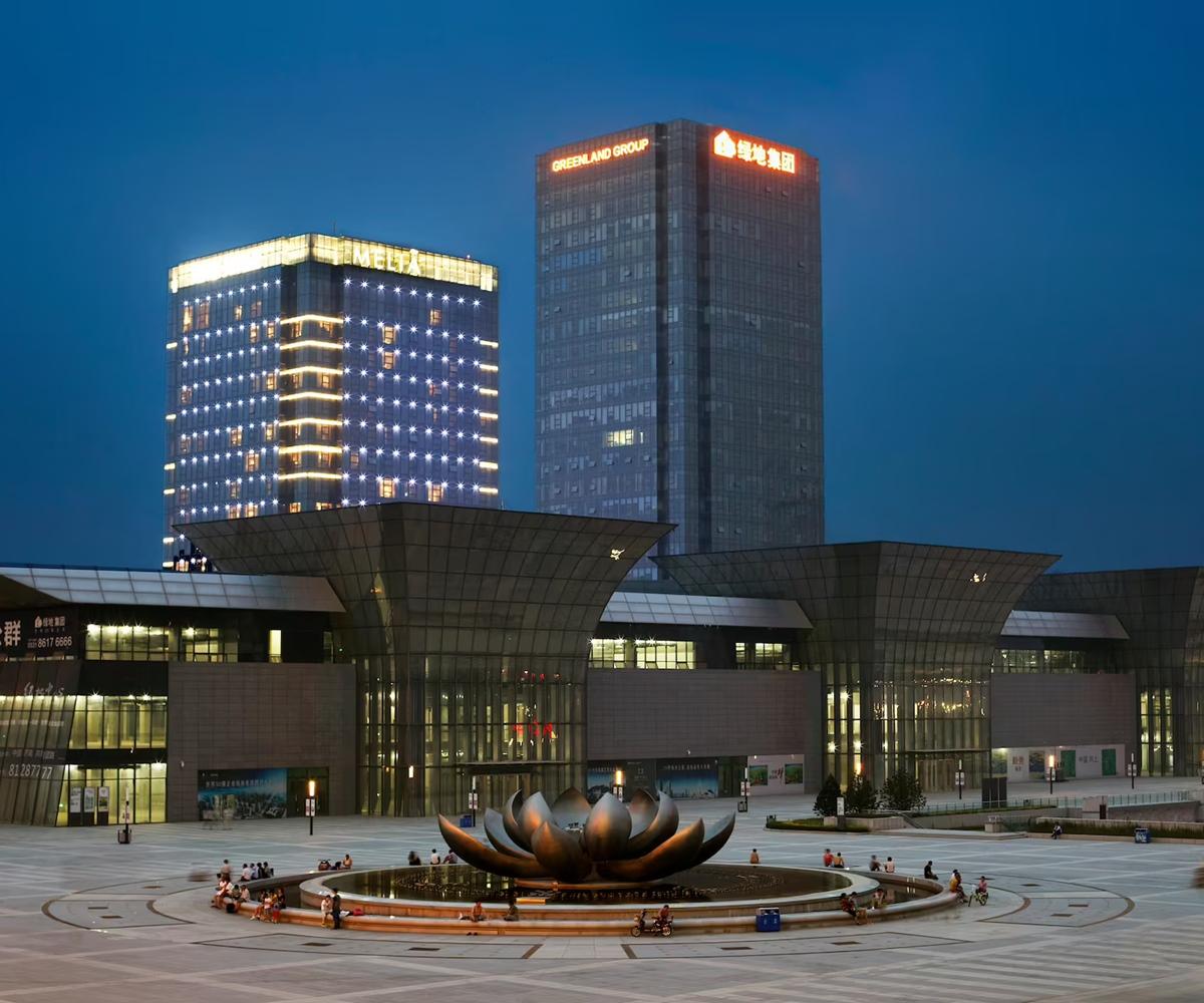 Melia Jinan Hotel Exterior foto